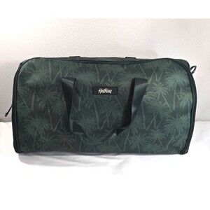 Halfday Travel Duffel Bag Green Palm Tree Weekender Overnight Garment Carry On